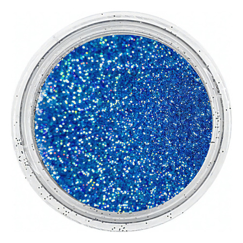 Glitter Azul Holográfico Ag 50g
