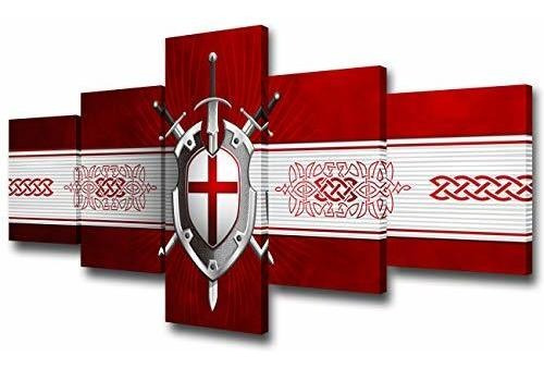 Tumovo Knights - Lienzo Decorativo (5 Piezas), Diseño De Cab