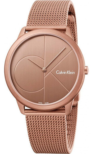 Reloj Calvin Klein Minimal K3m11tfk E-watch Color de la correa Oro rosa Color del bisel Oro rosa Color del fondo Oro rosa