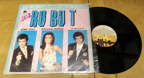 Bobby Solo Rosanna Fratello Little Tony Robot Disco Lp Vinil