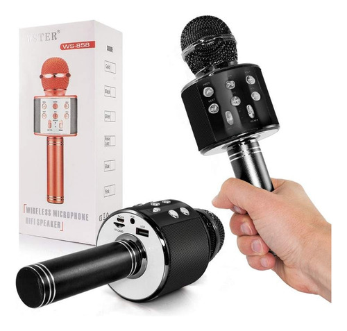 Micrófono De Mano Inalámbrico Para Karaoke Inteligente