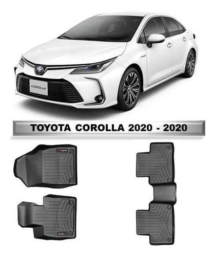 Alfombra Weathertech Tipo Bandeja Toyota Corolla 20-24 Ps