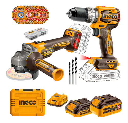Destornillador inalámbrico Ingco Super Ingco CKLI20273 naranja