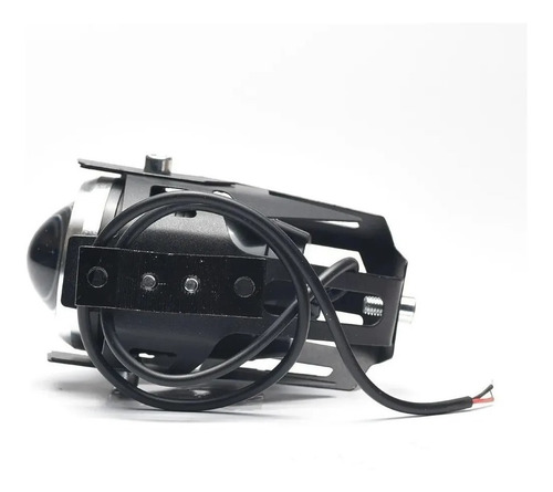 Imagen 2 de 7 de Faro Cree Led Lupa Auxiliar Moto 12v Carcaza