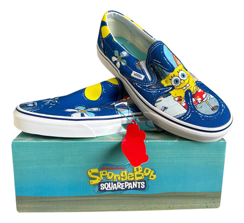 Tenis Vans Colección Bob Esponja Bob Y Patricio (Usado)