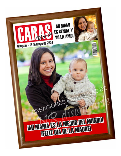 Portada De Revista Personalizada, Regalo Día De La Madre 
