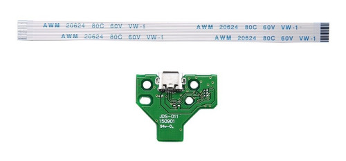Puerto De Carga + Cinta Para Control Ps4 
