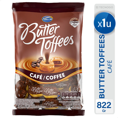 Caramelos Butter Toffees Cafe Coffee Arcor - Mejor Precio