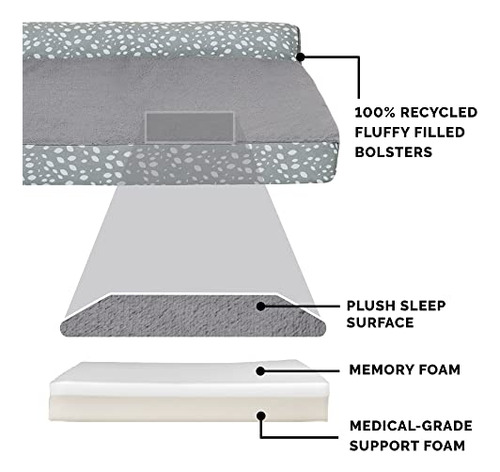 Cama Para Perros De Espuma Viscoelástica Furhaven Para Perro