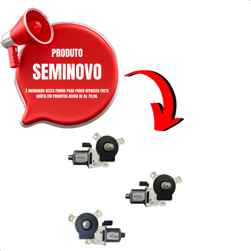 Kit 3 Motores Bosch 2 Esquerdo 1 Direito Vw Gol 2008 A 2023