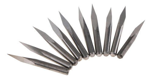 J 10 Piezas Bits De Grabado De Acero De Tungsteno Adecuado