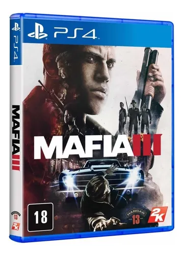Disco físico original del juego Mafia 3 para PS4 sellado en portugués