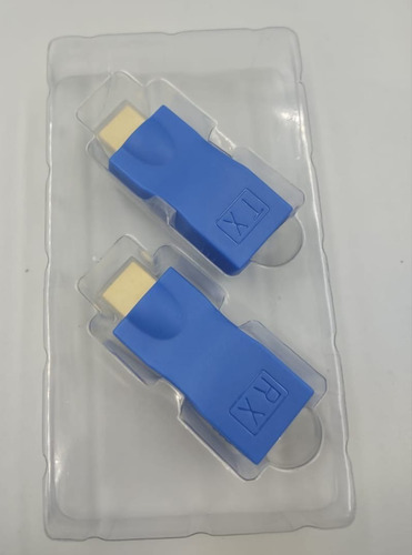 Adaptador Extensor Hdmi 30m Cat 5e/6 Utp Red Rj45 Negro