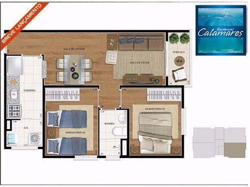 Imagem 10 de 14 de Apartamento 2 Dormitórios Com Varanda E Vaga A Venda