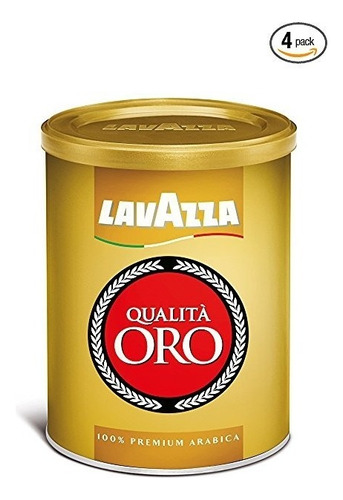 Blend Lavazza Qualita Oro Molido, Medio Asado, Latas De 8,8 