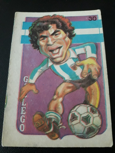 Super Futbol 1979. Figurita N° 30 Gallego Argentina. Mira!!!