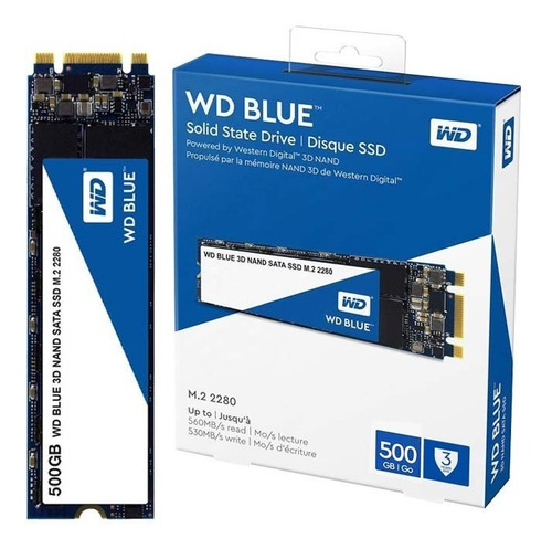 Disco Duro Ssd M2 - Western Digital Blue Sata 3 - 500gb