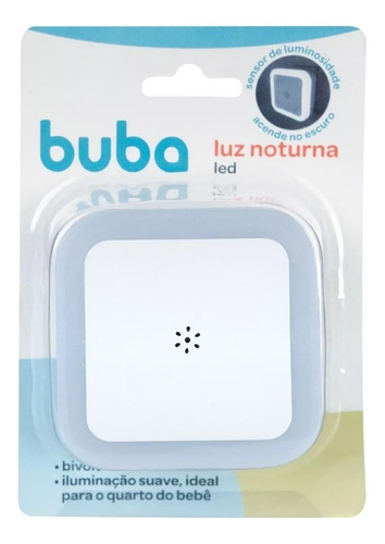 Luz Noturna Luminária Led Com Sensor Automático - Buba