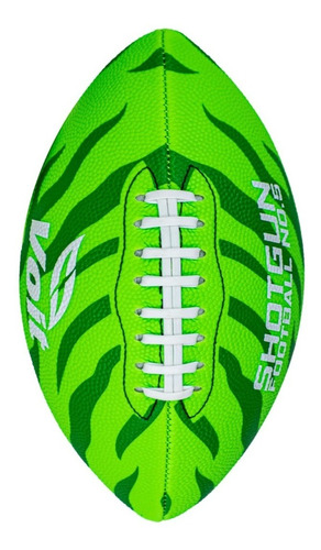 Balon Futbol Americano Recreativo Verde Neon Voit Tamaño 5