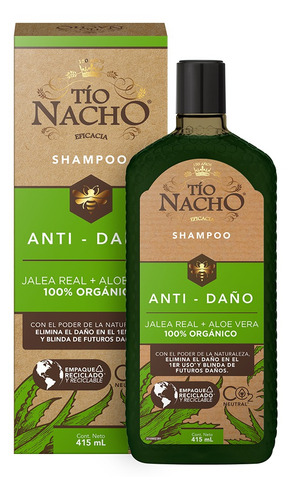 Tío Nacho Shampoo Anti Daño  Aloe Vera 415ml