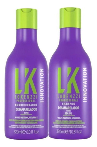 Kit Lokenzzi Desamarelador Shampoo + Condicionador