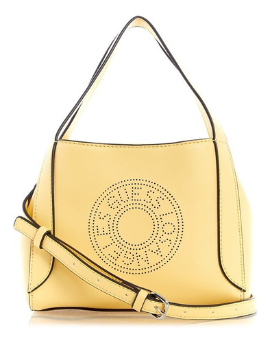 Bolsa Guess Crossbody Original Yellow Acabado de los herrajes Niquel Color Amarillo Color de la correa de hombro Amarillo Diseño de la tela Liso