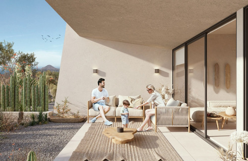 Departamento Con Jardín, Alberca Privada, Pre-construcción, El Tezal, Cabo San Lucas