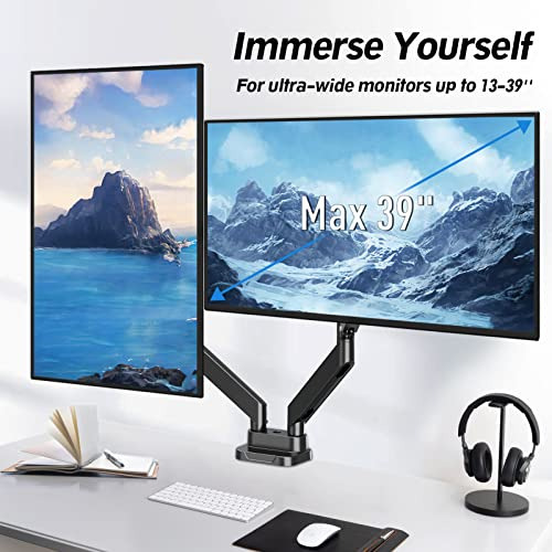 Soporte Monitor Dual, Compatible Pantallas De 13'' 39''...
