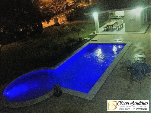 Imagem 6 de 20 de Casa Alto Padrão - Condomínio Encontro Das Águas - Lauro De Freitas - Ca00404 - 33443744