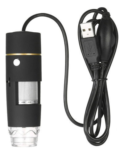 Luz De Microscopio Con Soporte, Lupa Digital Con Usb