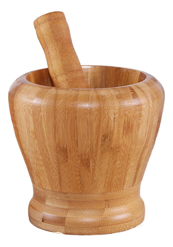 Juego De Mortero Y Maja De Madera, Juego De De Ajos, Juego
