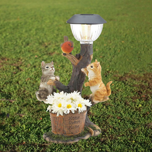 Lámpara Solar De Bienvenida N Solar Garden Con Diseño De Con