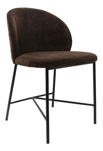 Silla Tela Modelo Nelson By Promobel Color de la estructura de la silla Negro