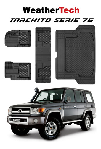 Alfombras Weathertech Machito Land Crusier Serie 76