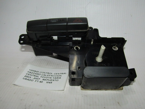 Control Central Hazzard Calefaccion Toyota Yaris 2003 - 2007