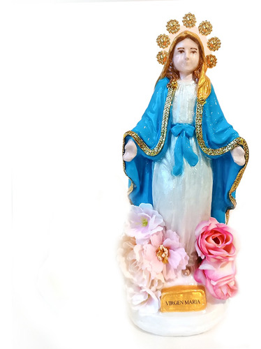  Figura Decorativa  Virgen María Religioso