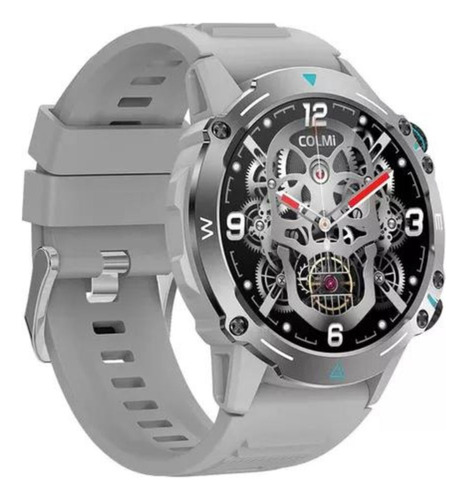 Smartwatch M42 modelo Colmi Brand, cor prateada