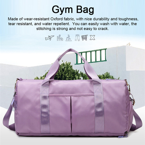 Generic Bolsa Deportiva Con Bolsillo Húmedo Y Compartimento