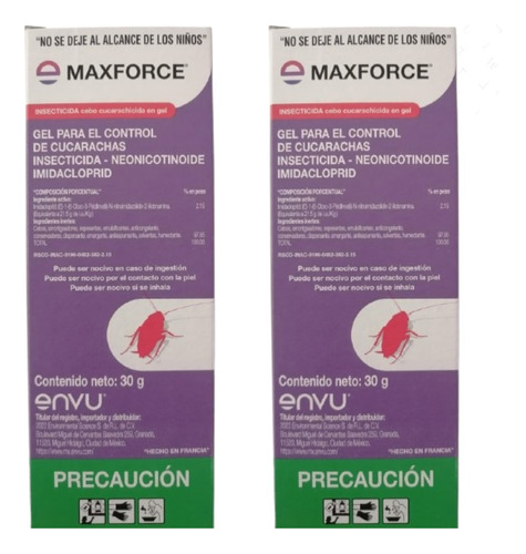 2maxforce Bayer 30 Gr Mata Cucarachas Max Force Envío Gratis