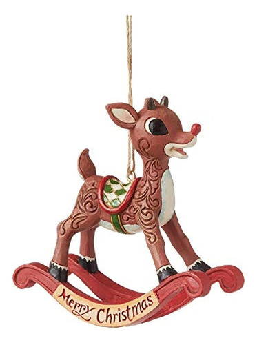 Enesco Jim Shore Rudolph Traditions Adorno Navideño De Rudo