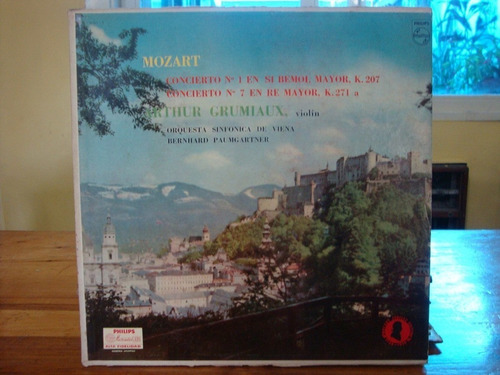 Vinilo Orquesta Viena Grumiaux Violin Mozart Cl2