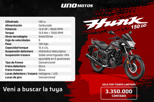 Hero Hunk 150cc I3s No Glh Gaucha Ignitor 125 Ybr 125