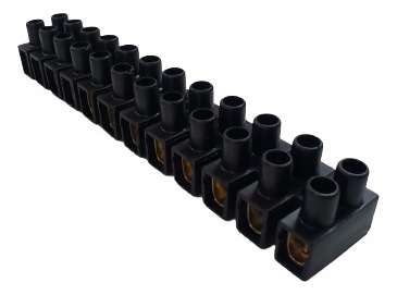 Conector Sindal Barra 25mm Baquelite F912 Cor Preto