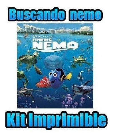 Kit Imprimible   Fiesta De Buscando A Nemo