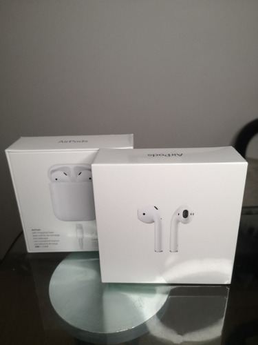 Apple AirPods 2 Nuevos Y Sellados Con Estuche De Carga 