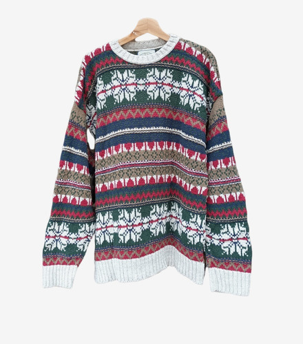 Sweater Hombre Vintage Oversize Multicolor American Eagle