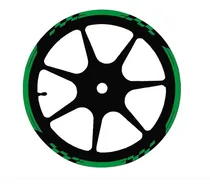 Comprar Stickers, Cintas Reflejantes  Verde Para Rines Motos Vinil