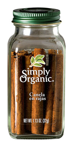 Canela Simply Organic En Rajas 32g