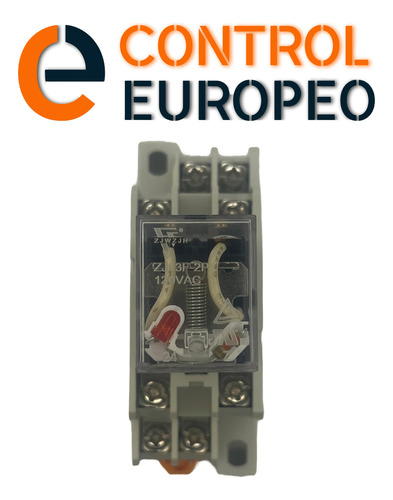 Relevador Zj13f-2pl 120vac 10a, 8 Pines Dpdt Ry2 Con Base