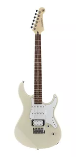 Guitarra eléctrica Yamaha PAC012/100 Series 112V de aliso vintage white brillante con diapasón de palo de rosa